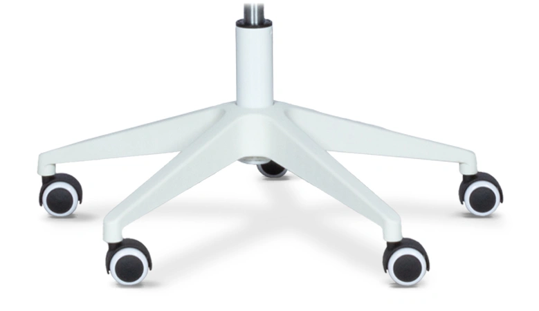 Основа и колелца – стабилност и плавно придвижване