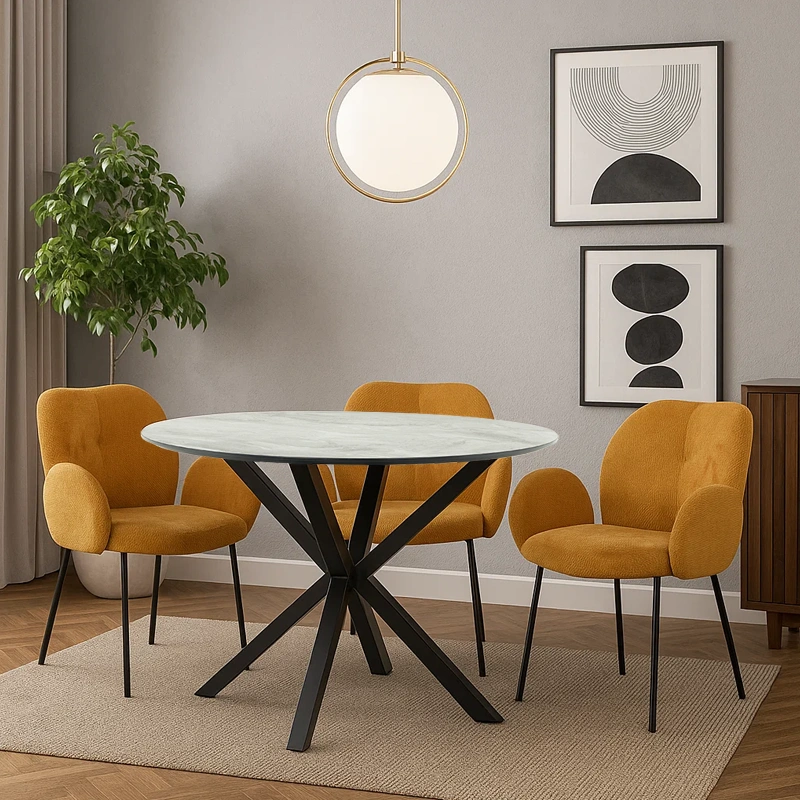 Интериорен дизайн: елегантните линии като акцент в трапезната зона