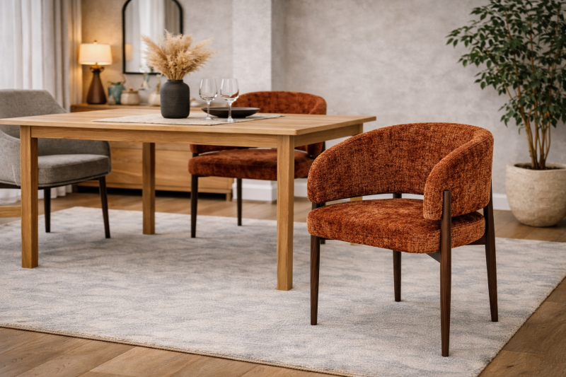 Интериорен дизайн: как столовете създават атмосфера около масата