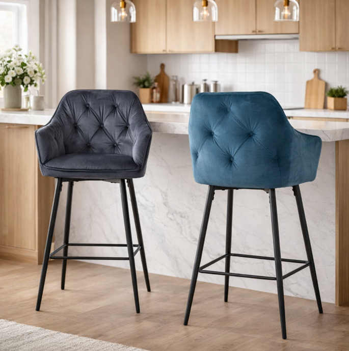 Стилна и функционална зона около бар плота