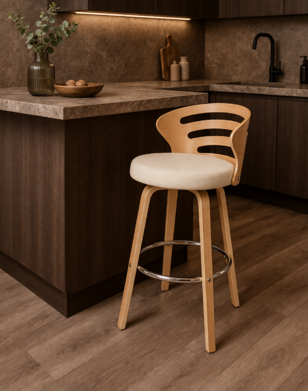 Естествен уют около бар плота