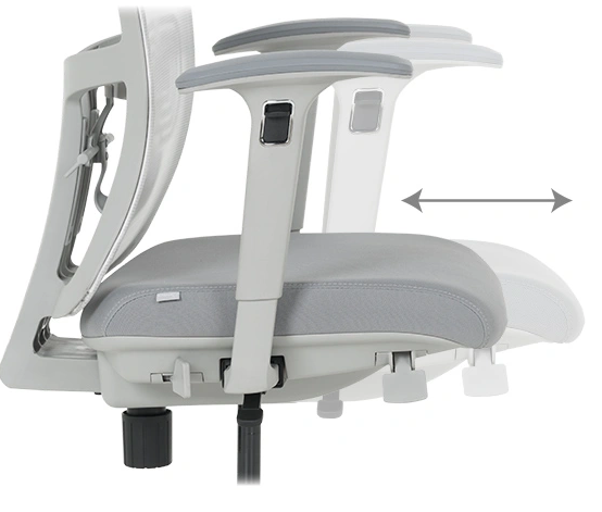 Слайд механизъм – коригиране на дълбочината на седалката