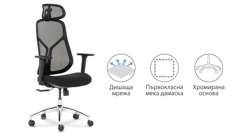 Ергономична дамаска – комфорт и дишаща структура