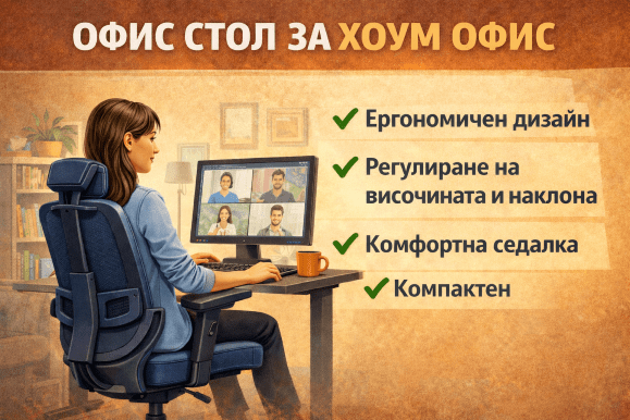 Офис стол за работа от вкъщи (Home Office)