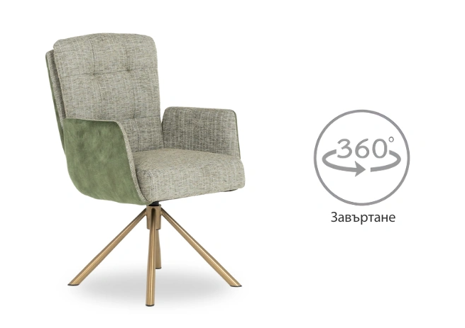 Свобода на движение с въртене на 360°