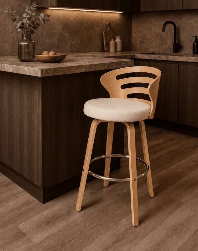 Естествен уют около бар плота