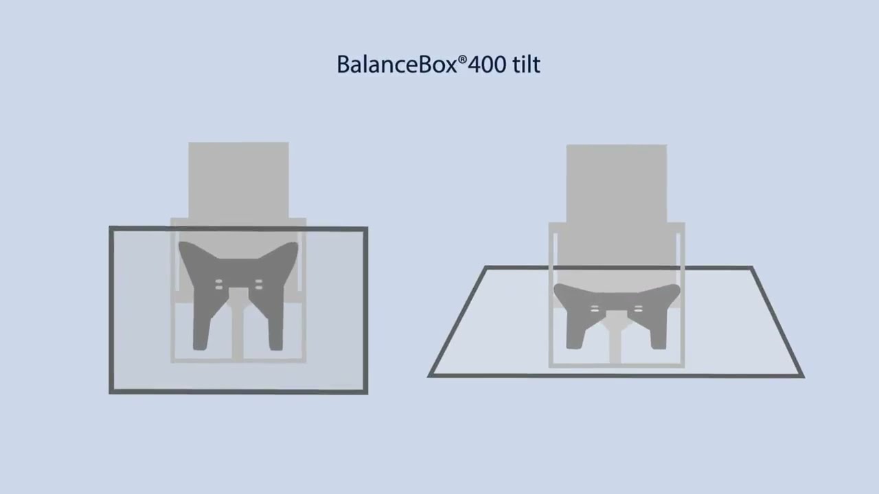 Стойка за монтаж на интерактивни дисплеи от 55" до 75", Regout Balance Systems Balance Box 400-70 Medium, Черна | 480A12