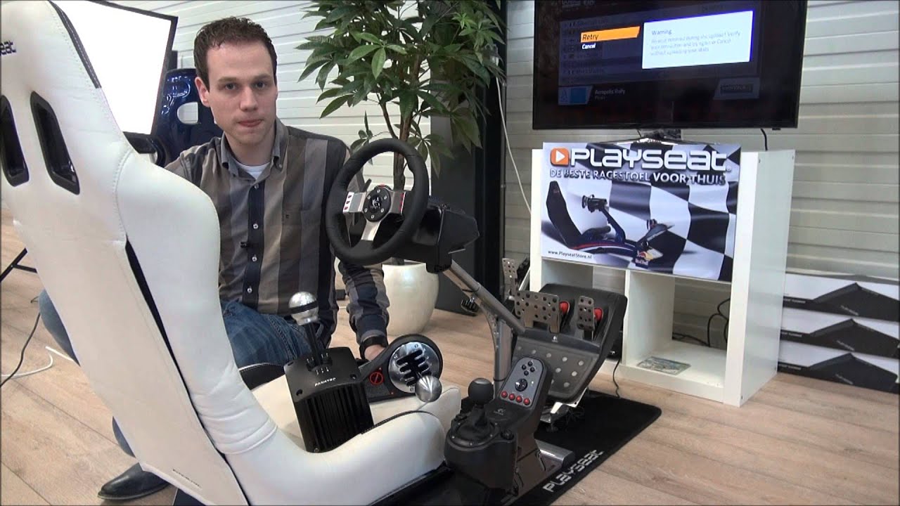 Геймърски стол Playseat Evolution, Бял (PLAYSEAT-RC-EW)