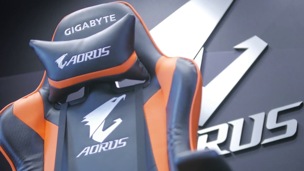 Геймърски стол Gigabyte Aorus AGC300 rev.2.0, Черен/Оранжев GA-CHAIR-AGC300