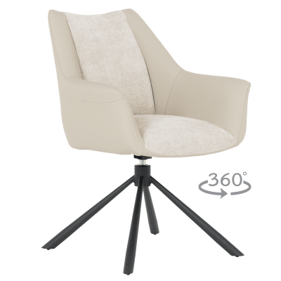 Трапезен стол Carmen Tempe - Шампанско