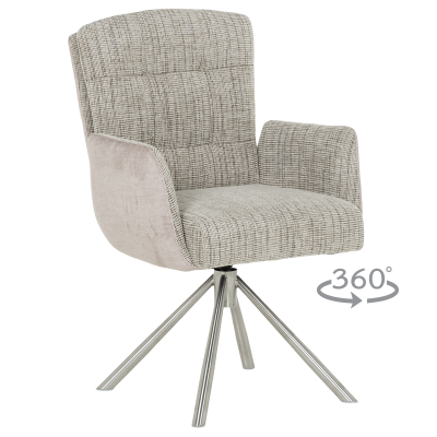 Трапезен стол Carmen Keila - Бежов