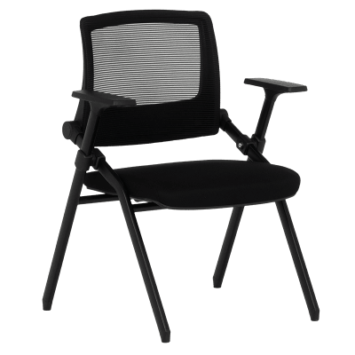 Посетителски стол Carmen 1707 - Черен