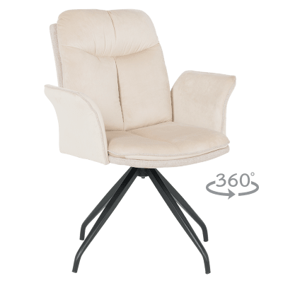 Трапезен стол Carmen Marlow - Шампанско BF 2