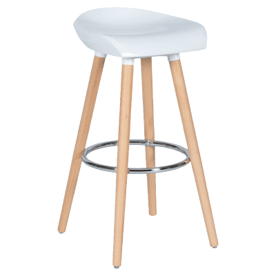 Бар стол Carmen Eridu - Бял