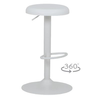 Бар стол Carmen Kish - Бял