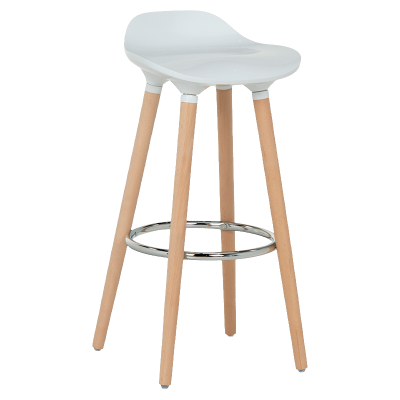 Бар стол Carmen Larsa - Бял