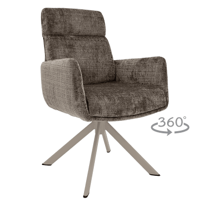 Трапезен стол Carmen Torva - Бежов 24