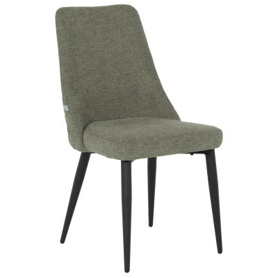 Трапезен стол Carmen Smith - Зелен QR