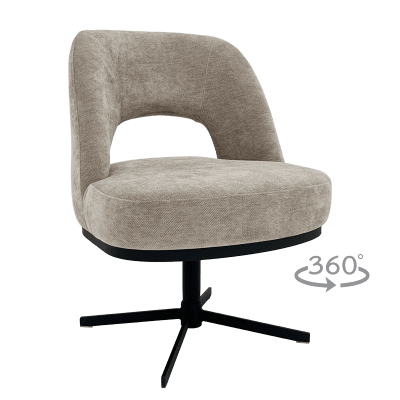 Трапезен стол Carmen Polva - Бежов 171