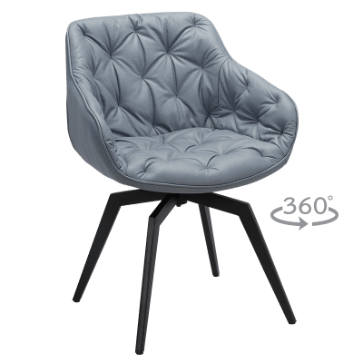 Трапезен стол Carmen Buxton - Сив DX-310