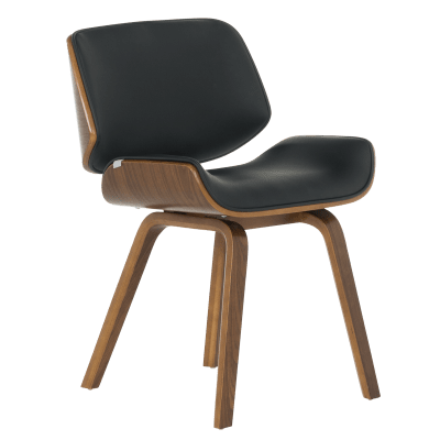 Трапезен стол Carmen 9976 - Орех/Черен