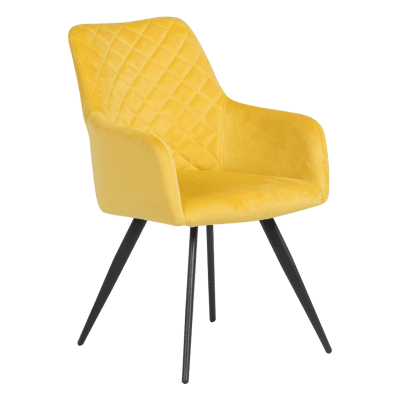 Трапезен стол Carmen Eton - Жълт BF 2