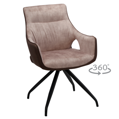 Трапезен стол Carmen Dudley - Бежов MJ 1