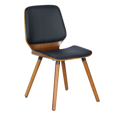 Трапезен стол Carmen 9977 - Орех/Черен