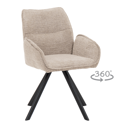 Трапезен стол Carmen Ulsan - Бежов L64