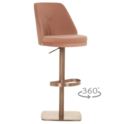 Бар стол Carmen Hauna - Розов RG