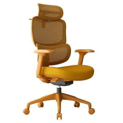 Ергономичен стол Carmen Julfa - Жълт