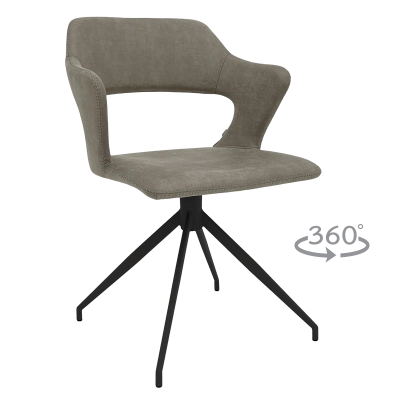 Трапезен стол Carmen Rapla - Сив 108