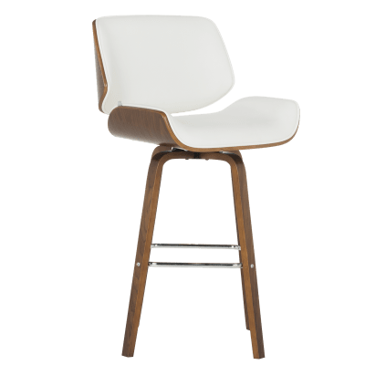 Бар стол Carmen 4027 - 2 - Орех/Бял