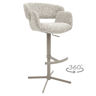 Бар стол Carmen Praide - Бял 29