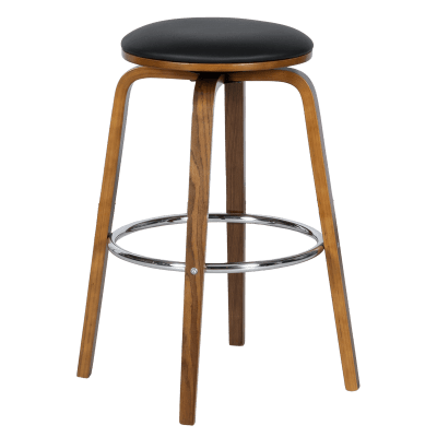 Бар стол Carmen 4030 - Oрех/Черен