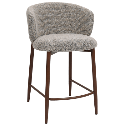 Бар стол Carmen Memo - Черен/Кафяв 170 WAL