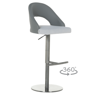 Бар стол Carmen Kutana - Светлосив BG