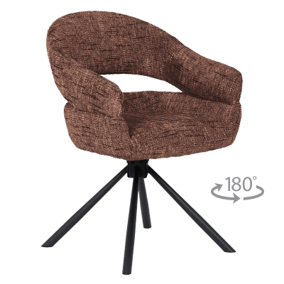 Трапезен стол Carmen Sacaba - Тъмнокафяв