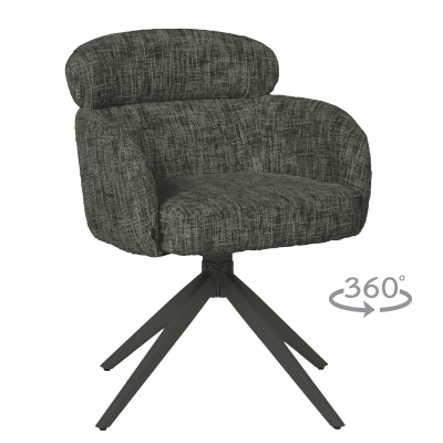 Трапезен стол Carmen Torno - Зелен GR