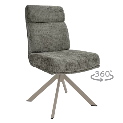 Трапезен стол Carmen Turi - Графит 93