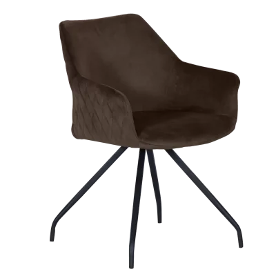 Трапезен стол Carmen Kendal - Кафяв BF 2