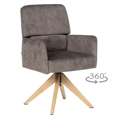 Трапезен стол Carmen Narva  W - Тъмнобежов