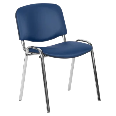 Посетителски стол Carmen 1135-1 LUX - Tъмносин N