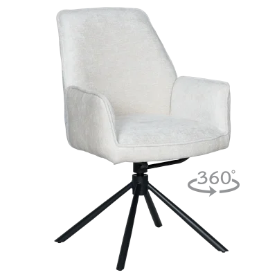 Трапезен стол Carmen Prato - Бежов