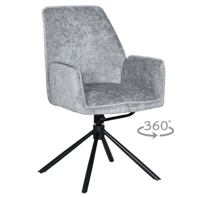 Трапезен стол Carmen Prato - Сив