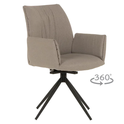 Трапезен стол Carmen Como - Бежов