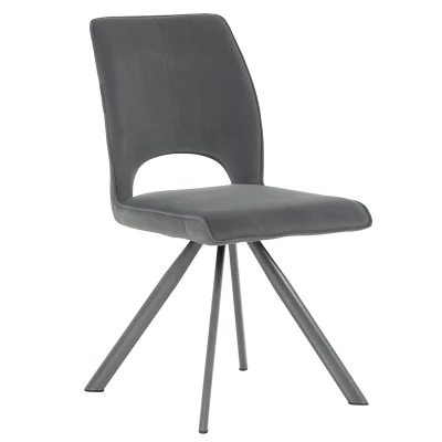 Трапезен стол Carmen Craven 2  - Сив MJ 3