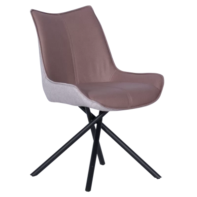 Трапезен стол Carmen Halton - Kафяв DX-035