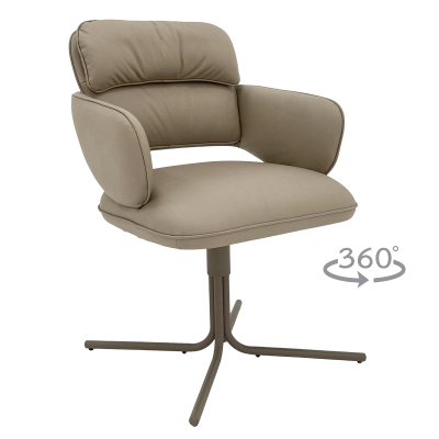 Трапезен стол Carmen Rakvere - 5 - Бежов 05