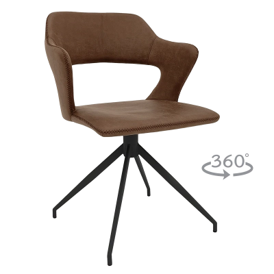 Трапезен стол Carmen Rapla - Кафяв 16